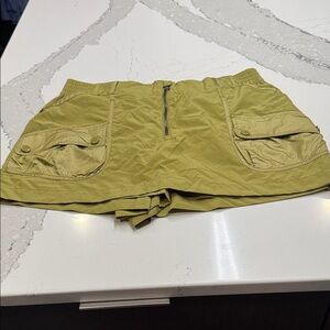 Free People Olive Women's Cargo Skort Never Worn XL